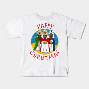 Christmas Nativity Three Wise Men Church Xmas Funny Kids T-Shirt